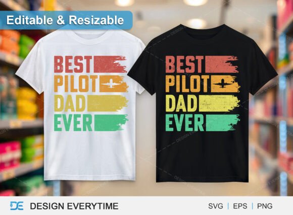 Best Pilot Dad Ever T-shirt Design Review