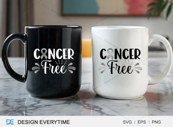 Cancer Free Brain Cancer Typography SVG Review