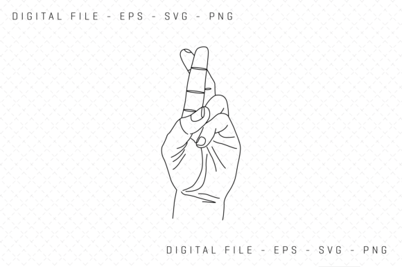 Hand Gesture Line Art Embroidery Review