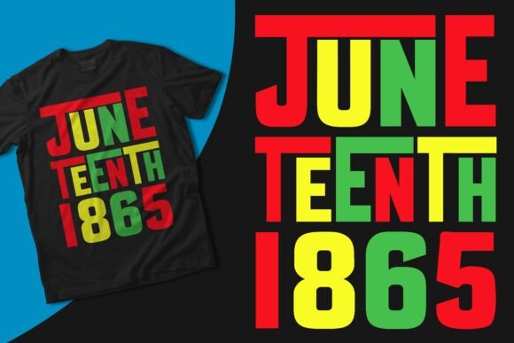 Juneteenth 1865 Colorful Svg Design