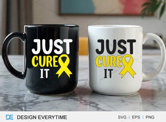Just Cure It, Bone Cancer SVG Design