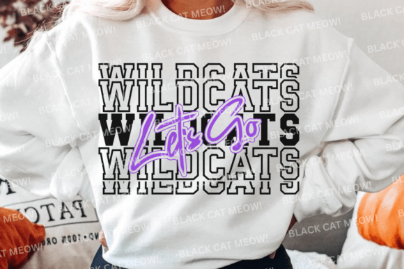 Let's Go Wildcats Svg, Wildcats Svg