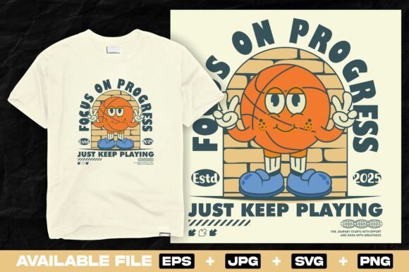 Retro Cartoon Basketball Mascot Design Review