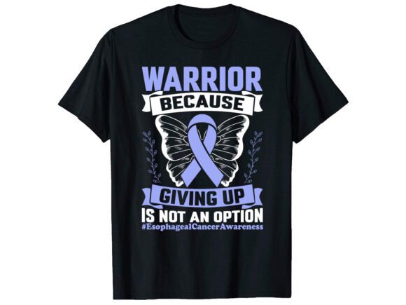 Warrior Purple Cancer Awareness T-Shirt